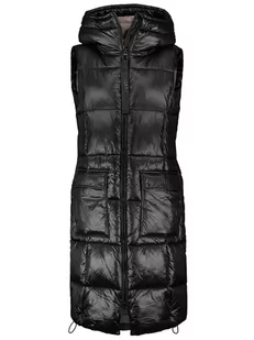 Sublevel Kamizelka pikowana w kolorze czarnym - Kamizelki damskie - miniaturka - grafika 1