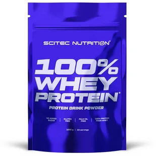 Scitec 100% Whey Protein 1000g - Odżywki białkowe - miniaturka - grafika 1