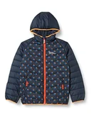 Kurtki i płaszcze dla chłopców - Jack Wolfskin Chłopięca kurtka Zenon Print, Night Blue All Over, 128 - miniaturka - grafika 1