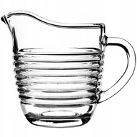 Dzbanki i imbryki - KADAX MLECZNIK SZKLANY DZBANEK NA MLEKO DZBANEK NA ŚMIETANKĘ 200ML WZÓR PASKI - miniaturka - grafika 1