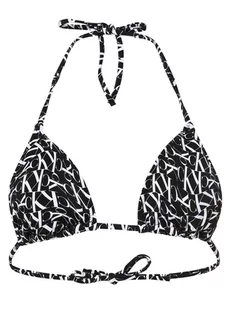 Calvin Klein - Damska góra od bikini  trójkątne miseczki  z wypełnieniem, czarny - Stroje kąpielowe - miniaturka - grafika 1
