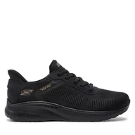 Sneakersy damskie - Sneakersy Skechers 117497 BBK Czarny - miniaturka - grafika 1