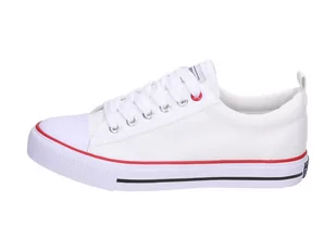 American Club Białe trampki damskie AMERICAN DSLN LH25 LH15 - - Trampki damskie - miniaturka - grafika 1