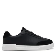 Sneakersy męskie - Sneakersy Just Cavalli 78QA3SB5 ZPA92 Czarny - miniaturka - grafika 1