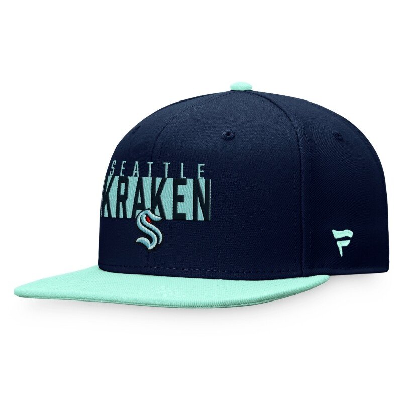 Czapka baseballowa Fanatics Fundamental Color Blocked Seattle Kraken
