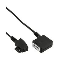 Patchcordy - InLine TAE-N Telefoniczny przedłużacz Kabel TAE-N męski żeński 6m 18856 - miniaturka - grafika 1