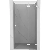 Ścianki i drzwi prysznicowe - Mexen Lunar L drzwi prysznicowe uchylne prawe 120 cm, transparent, białe - 834L-120-000-20-00-P - miniaturka - grafika 1