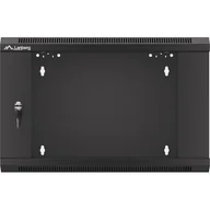 Szafy rack - Lanberg Szafa serwerowa wisząca 19cali 6U 570x600 czarna WFFA-5606-10B WFFA-5606-10B - miniaturka - grafika 1