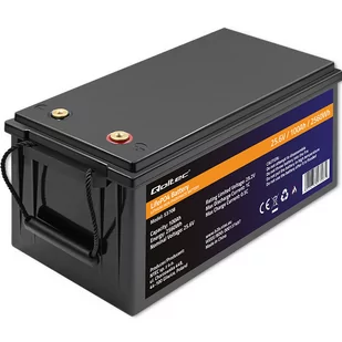 Qoltec Akumulator LiFePO4 Litowo-Żelazowo-Fosforanowy | 25.6V | 100Ah | 2560Wh | BMS - Ładowarki i akumulatory - miniaturka - grafika 1