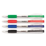Długopisy - Długopis automatyczny TAURUS niebieski /TDA-01/ - miniaturka - grafika 1