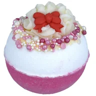 Kosmetyki do kąpieli - Bomb Cosmetics Scarlet Ribbons Bath Blaster musująca kula do kąpieli 160g - miniaturka - grafika 1
