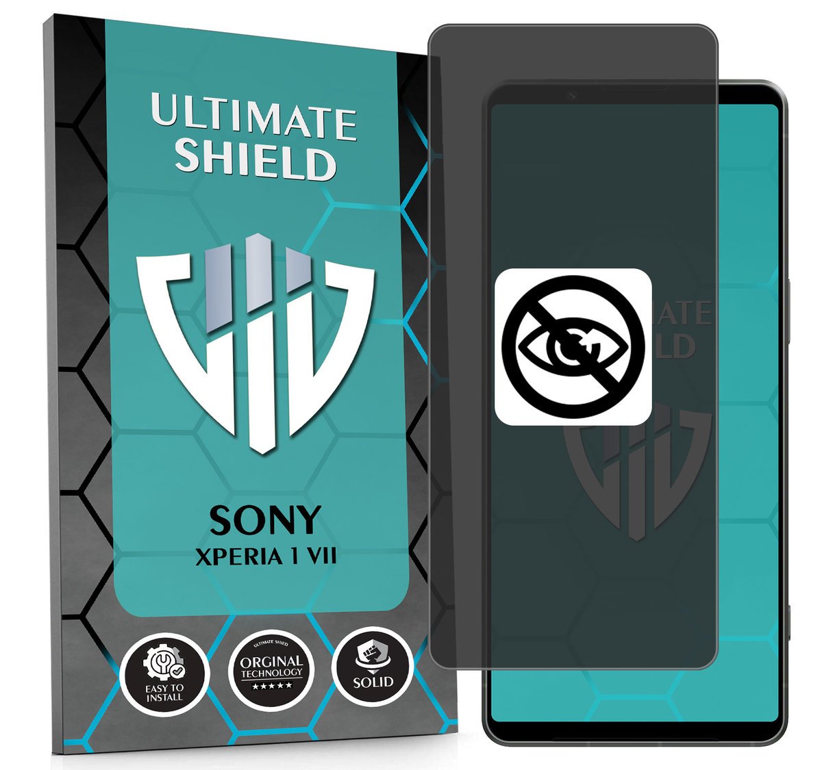 FOLIA 5D PRYWATYZUJĄCA DO SONY XPERIA 1 VII HYDROŻELOWA MATOWA