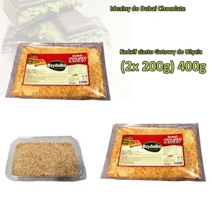 Oieczony kadaif na czekoladę dubajską -Kadaif Gotowy do Użycia 400g - Dodatki do ciast w proszku Oieczony kadaif na czekoladę dubajską -Kadaif Gotowy do Użycia 400g - Dodatki do ciast w proszku - miniaturka - grafika 1