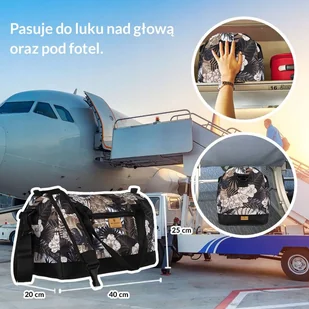 poliester Męski torby podróżne Peterson PTN TP-03 - Walizki - miniaturka - grafika 11
