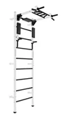 Wyposażenie sportowe i gimnastyczne - Małpiszon, Drabinka Gimnastyczna Profi Biała - miniaturka - grafika 1