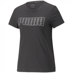 Koszulka damska Puma Stardust Crystalline Short Sleeve Tee Rozmiar: S / Kolor: czarny - Koszulki sportowe damskie - miniaturka - grafika 1