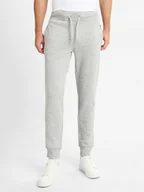 Bluzy męskie - Superdry Męska bluza z kapturem Mężczyźni szary jednolity, S - miniaturka - grafika 1