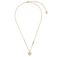 Naszyjniki - Naszyjnik Guess Lovely Guess JUBN03 035JW Żółte złocenie - miniaturka - grafika 1