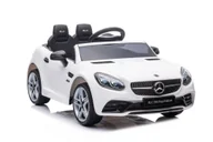 Pojazdy elektryczne dla dzieci - Auto Na Akumulator Mercedes SLC 300 Biały LEAN CARS - miniaturka - grafika 1
