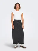 Spódnice - ONLY Spódnica dżinsowa w kolorze antracytowym - miniaturka - grafika 1