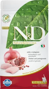 N&d low grain farmina  farmina N & D pollo Y Granada Kitten Grain Free  1073  300 GRS. - Pozostałe akcesoria dla kotów - miniaturka - grafika 1