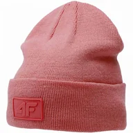 Czapki damskie - Kominiarka 4F U020 4FAW23ABALU020 (kolor Pomarańczowy. Różowy) - miniaturka - grafika 1