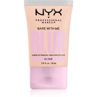 Podkłady do twarzy - NYX PROFESSIONAL MAKEUP Bare With Me Blur Tint Foundation 02 Fair - Podkład  02 Fair - miniaturka - grafika 1