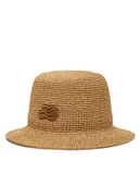 Czapki damskie - KARL LAGERFELD Kapelusz A2W33045 Beżowy - miniaturka - grafika 1