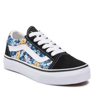 Trampki damskie - Vans Tenisówki Old Skool VN0A7Q5FAS21 (Floral) True Navy/Multi - miniaturka - grafika 1