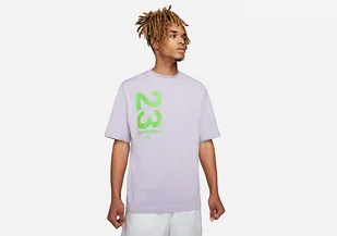 Nike Air Jordan 23 Engineered Wordmark Crew Tee Infinite Lilac - Koszulki męskie - miniaturka - grafika 1