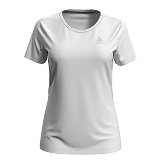 Koszulki i topy damskie - ODLO T-shirt damski S/S Crew Neck F-dry T-shirt biały biały XL 550761_10000_XL - grafika 1