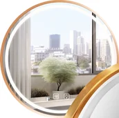 Lustra - Tutumi LUSTRO ŚCIENNE LED 70cm MMJ miedziane szczotkowane - miniaturka - grafika 1