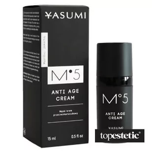 Yasumi Anti Age Cream M°5 Męski krem przeciwzmarszczkowy 15 ml - Kremy do twarzy - miniaturka - grafika 1