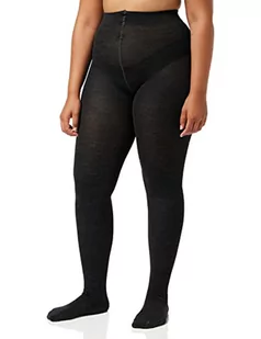 Kunert Rajstopy bawełniane z miękkiej wełny, damskie, Szary (antracyt Mel 4050), M - Rajstopy - miniaturka - grafika 1