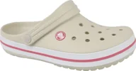 Klapki i japonki damskie - Crocs Klapki damskie Crockband beżowe r. 38/39 11016-1AS - miniaturka - grafika 1