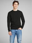 Swetry damskie - Jack&Jones Sweter Basic 12137190 Czarny Regular Fit - miniaturka - grafika 1