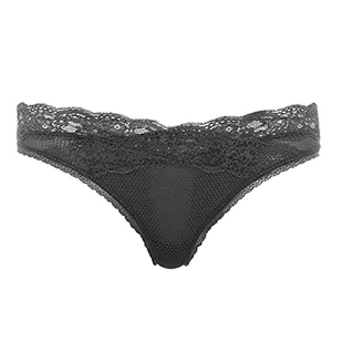 Passionata BROOKLYN, stringi, bielizna damska, Intensywny szary, 40 - Majtki damskie - miniaturka - grafika 1