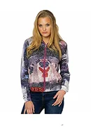 Bluzy damskie - CULITO FROM SPAIN IS A FASHION MEDICINE Damska bluza z kapturem Fw18810b kolorowa, 36 - miniaturka - grafika 1