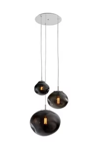 Kaspa Lampa wisząca Avia 3 czarna 10424308 - Lampy sufitowe - miniaturka - grafika 1