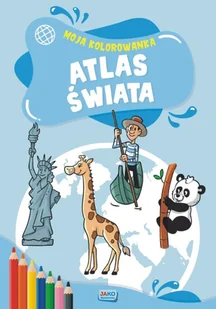 Atlas Świata kolorowanka 2 sztuki - Pozostałe książki - miniaturka - grafika 1