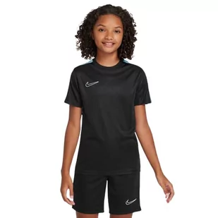 Nike K DF Acd23 Top SS Br Czarny/Indygo Haze/Bałtycki Niebieski XS - Koszulki i topy damskie - miniaturka - grafika 1