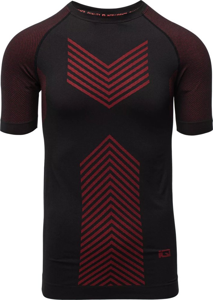 IQ Męska koszulka z krótkim rękawem Iq intelligence quality IREN black/red rozmiar M