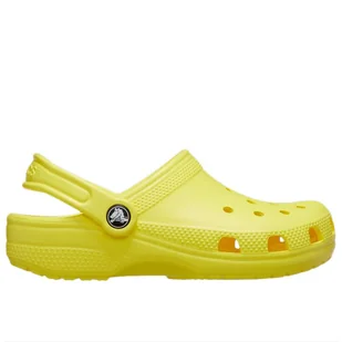 Klapki Crocs Classic Clog 206991-77J - żółte - Klapki i japonki damskie - miniaturka - grafika 1