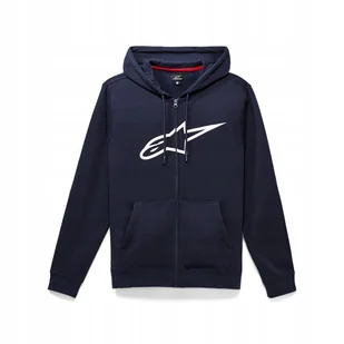 BLUZA Z KAPTUREM NA ZAMEK ALPINESTARS AGELESS II NAVY/WHITE XL - Bluzy męskie - miniaturka - grafika 1