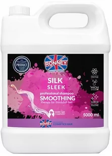 Ronney, Silk, Szampon do włosów wygładzający 5000ml - Szampony do włosów - miniaturka - grafika 1
