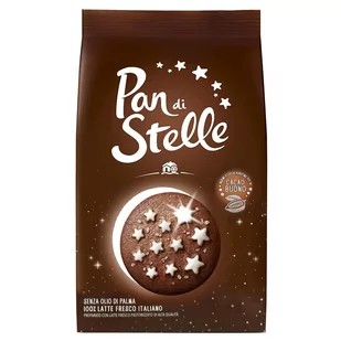 MULINO BIANCO Pan di stelle - Włoskie ciastka czekoladowe z lukrowanymi gwiazdkami 350g 6 paczek - Ciastka - miniaturka - grafika 1