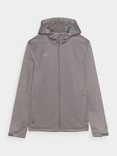 4F Kurtka softshell wiatroodporna membrana 5 000 męska - szara XXL - Kurtki i kamizelki sportowe męskie - miniaturka - grafika 1