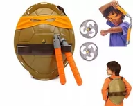 Stroje karnawałowe - Wojownicze Żółwie Ninja, zestaw Wojownika Skorupa Mmichelangelo - miniaturka - grafika 1
