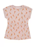 Sukienki i spódniczki dla dziewczynek - bellybutton Koszulka w kolorze jasnoróżowo-pomarańczowym - miniaturka - grafika 1