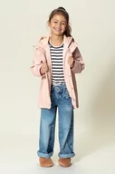 Kurtki i płaszcze dla dziewczynek - Gosoaky kurtka przeciwdeszczowa dziecięca SNAKE PIT kolor różowy - miniaturka - grafika 1